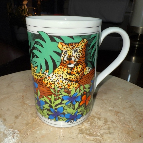 6 Dunoon Of Scotland Mugs Cheetahs~Kenya By Ruth Boden African Animal Stoneware* - Picture 7 of 16